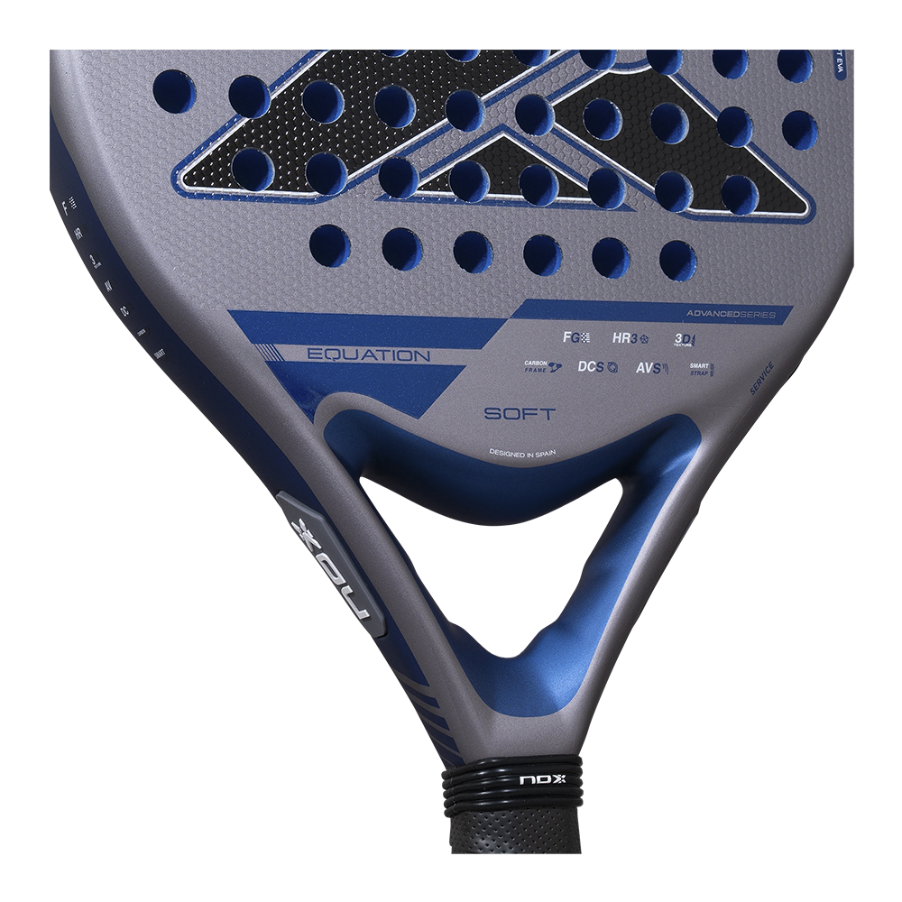Nox Equation Soft Advanced padel racket - heart detail