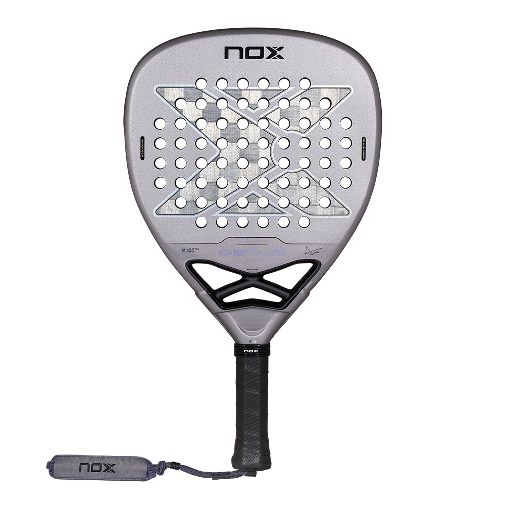 2027 Nox Genius Attack 18K Alum padel racket by Agustín Tapia - front view