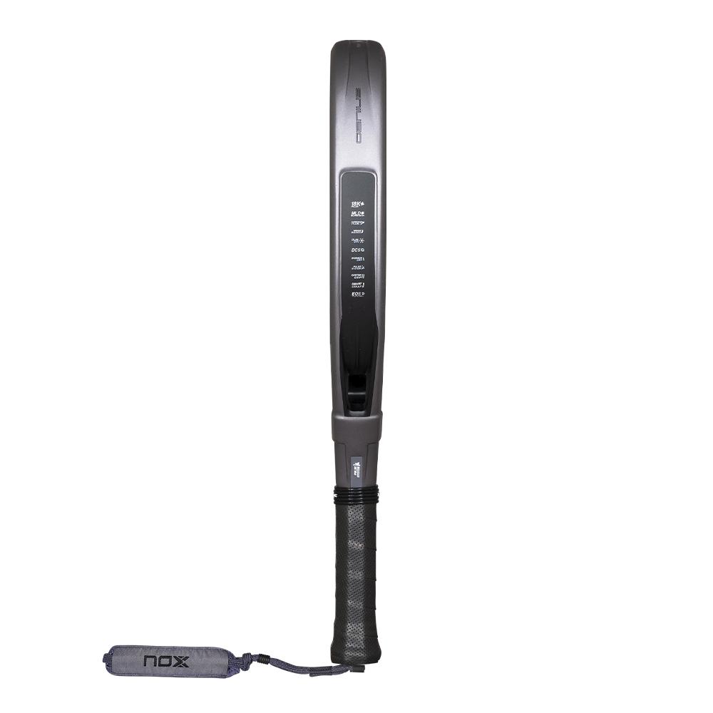 Nox Genius Attack 18K Alum padel racket - side view