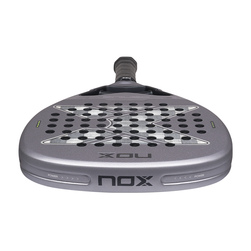 Nox Genius Attack 18K Alum padel racket - top view