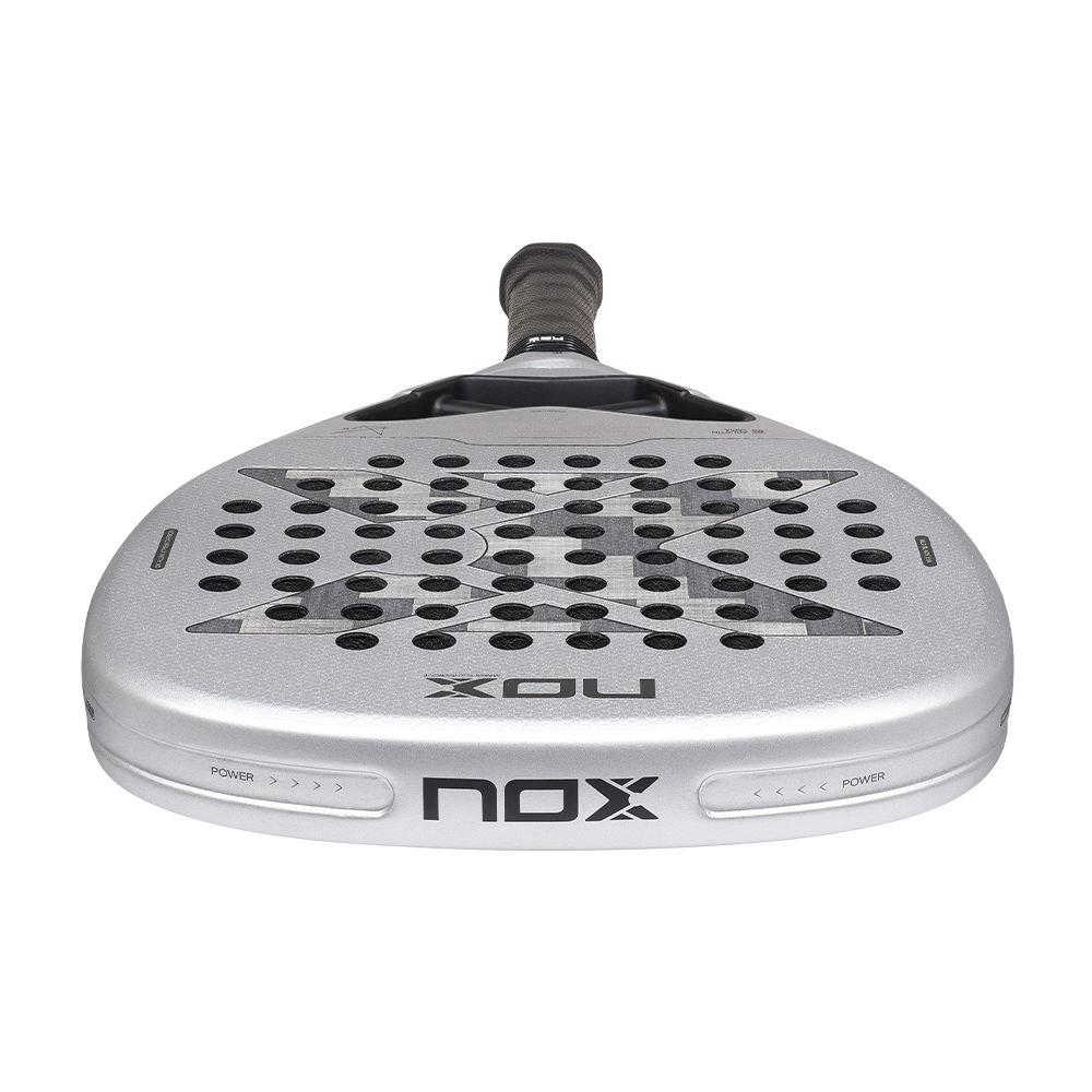 Nox Genius Attack 12K Alum XTREM padel racket - top view