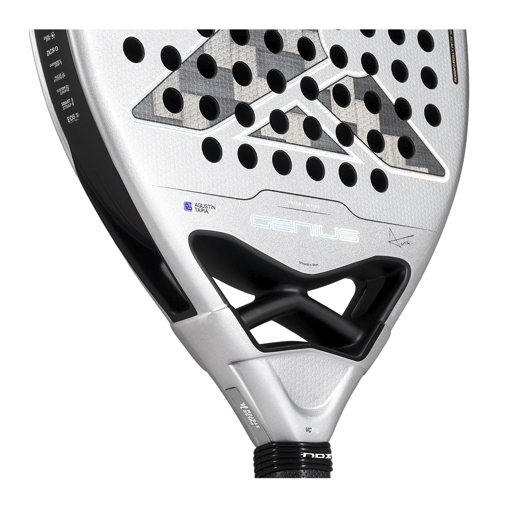 Nox Genius Attack 12K Alum XTREM padel racket - heart detail