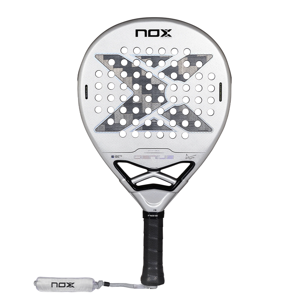 2027 Nox Genius 12K Alum XTREM padel racket by Agustín Tapia - front view