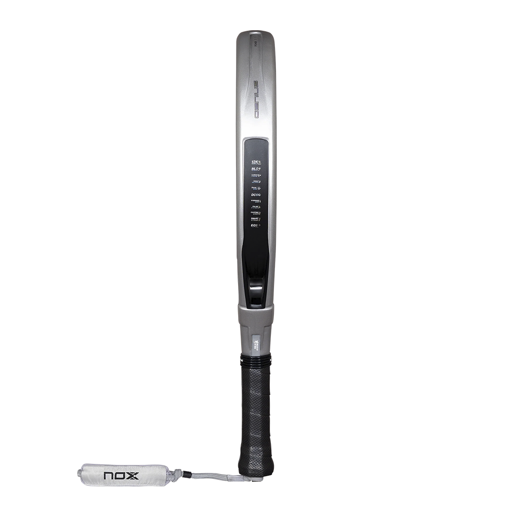 Nox Genius 12K Alum XTREM padel racket - angled view