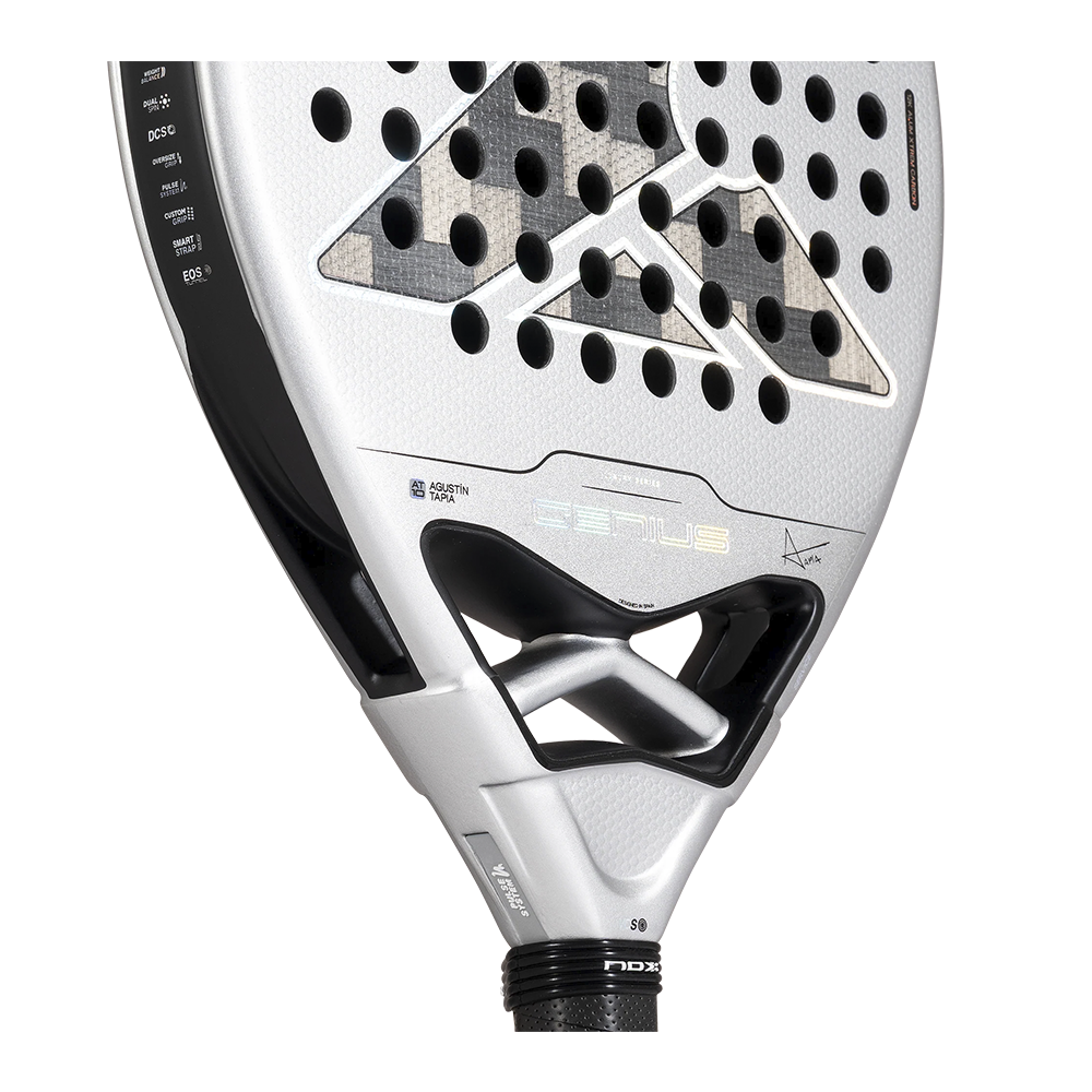 Nox Genius 12K Alum XTREM padel racket - face surface detail