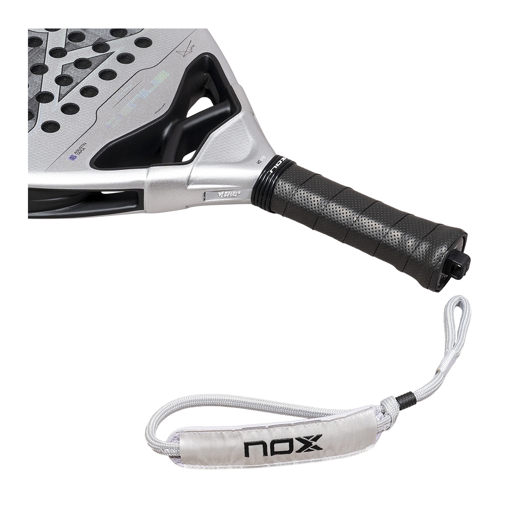 Nox Genius 12K Alum XTREM padel racket - heart detail