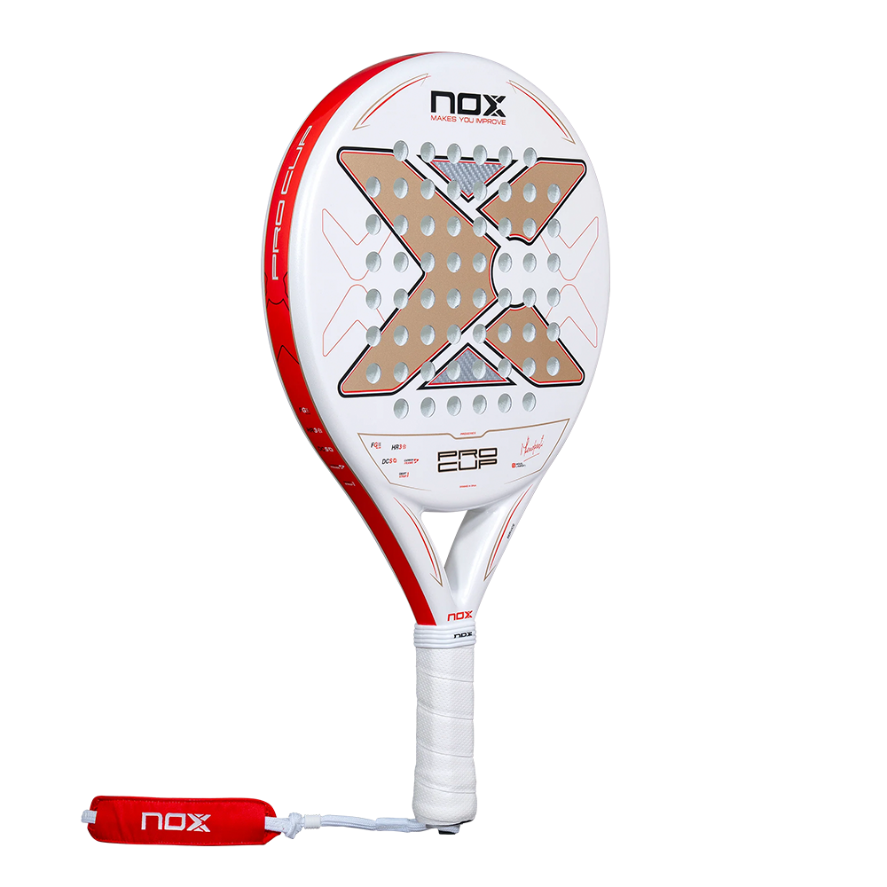 Nox ML10 Pro Cup Coorp padel racket - angled view