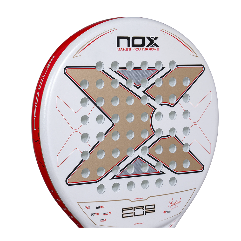 Nox ML10 Pro Cup Coorp padel racket - face surface detail