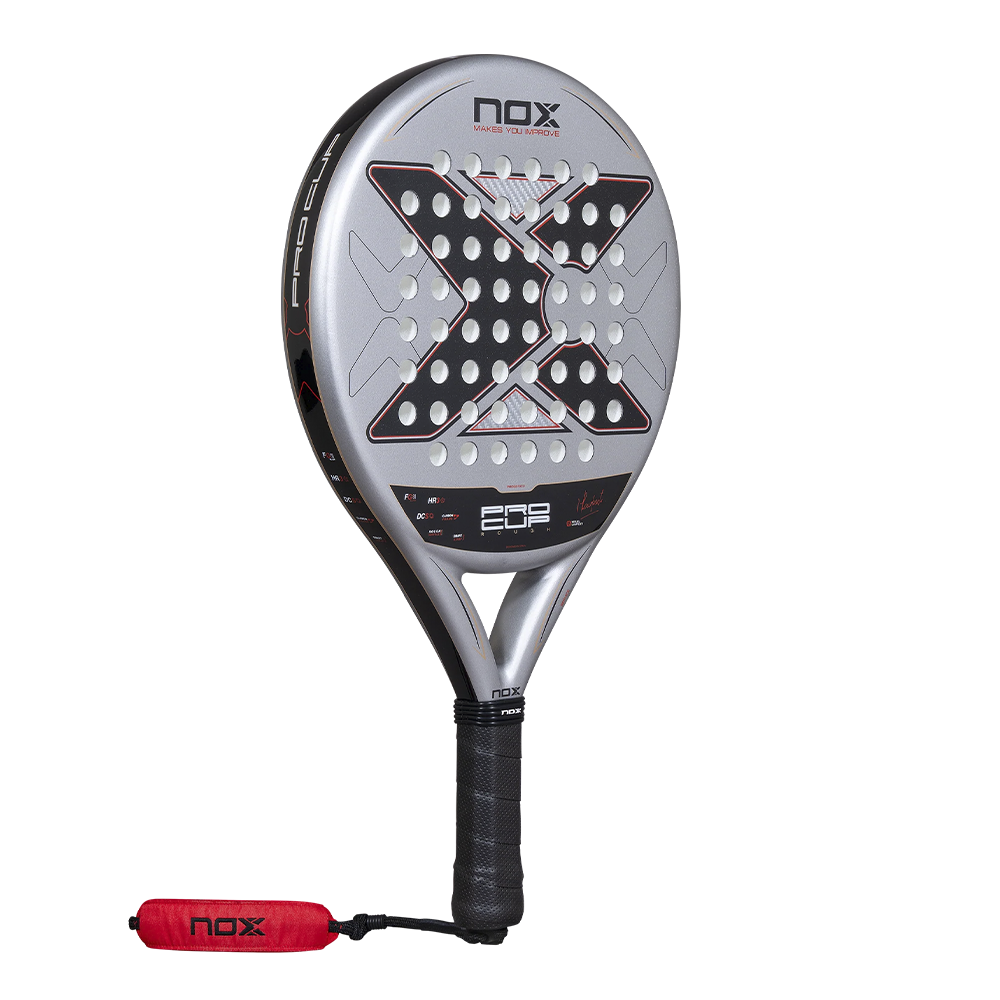 Nox ML10 Pro Cup Rough padel racket - angled view