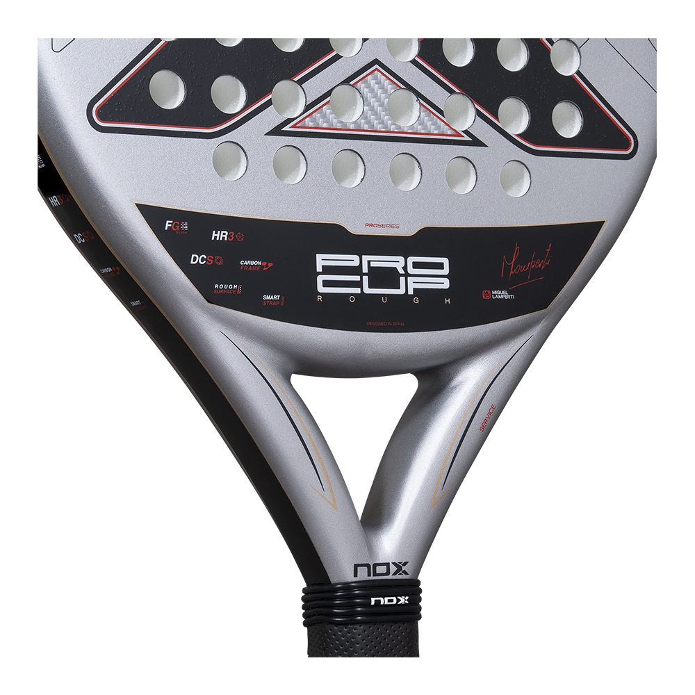 Nox ML10 Pro Cup Rough padel racket - heart detail