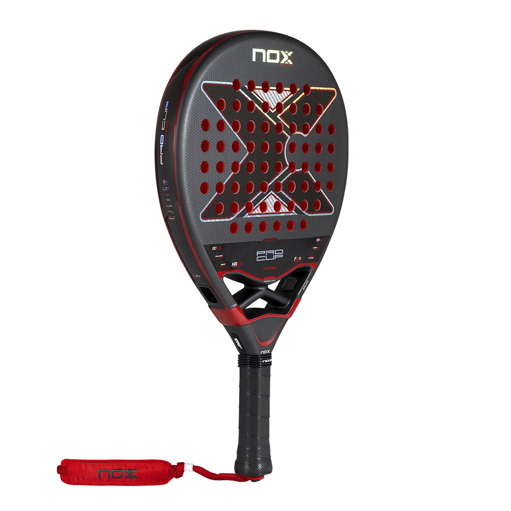 Nox Pro Cup Hard padel racket - angled view
