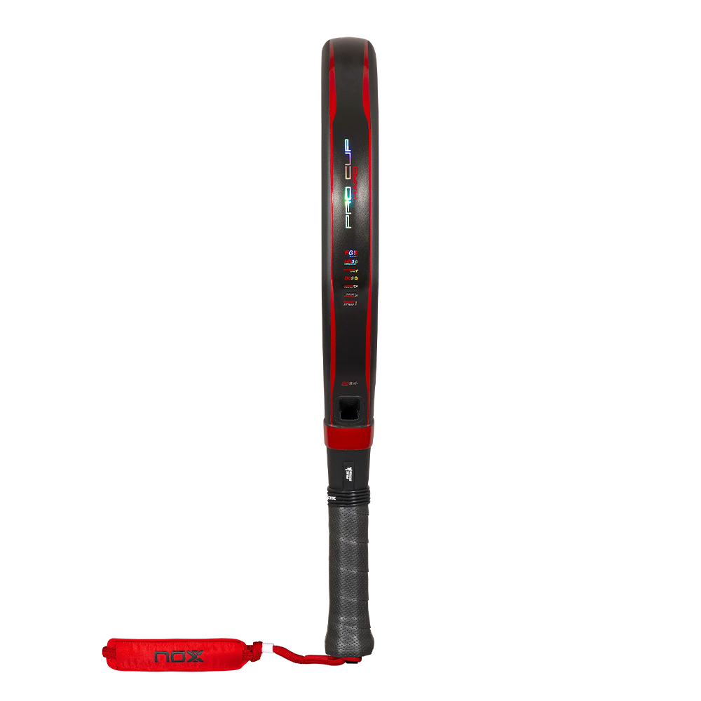 Nox Pro Cup Hard padel racket - side view