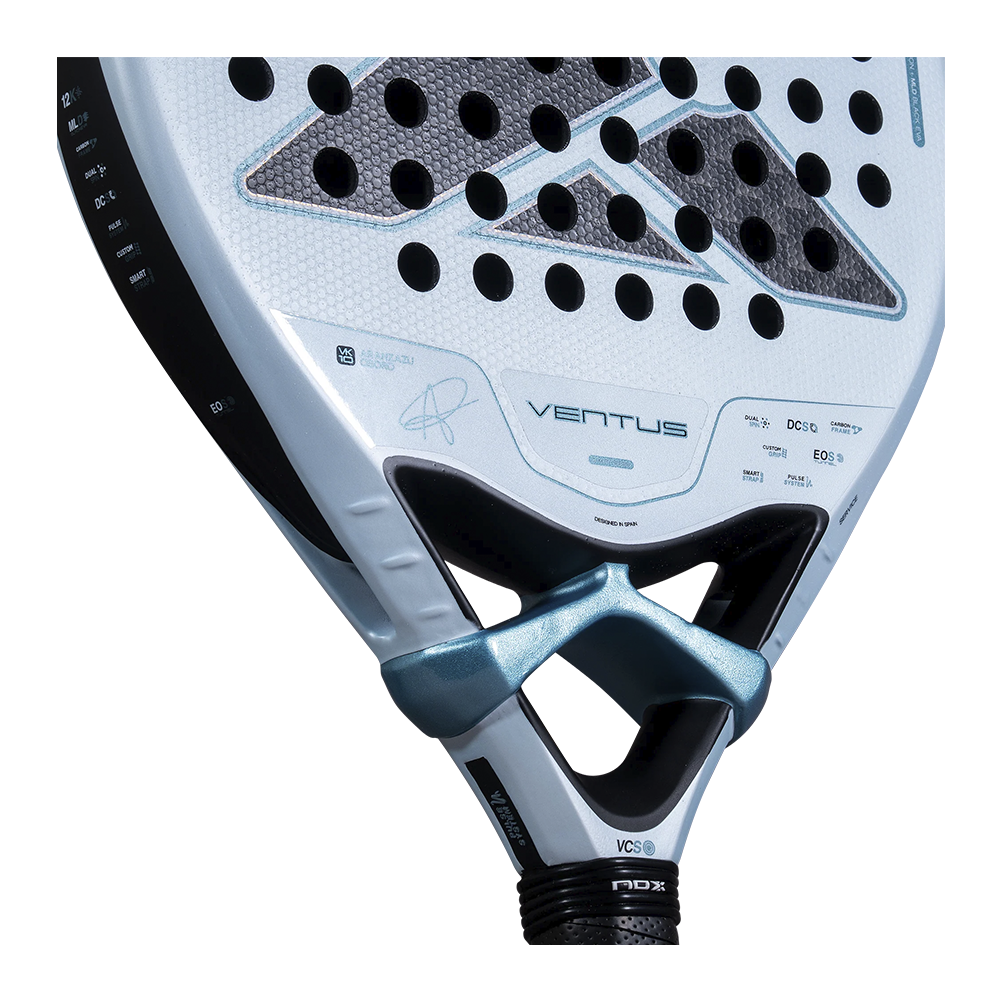 Nox Ventus Control 12K padel racket - heart detail