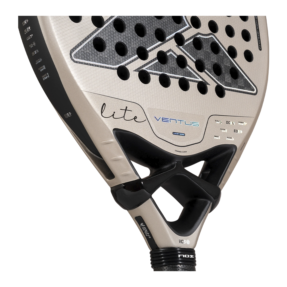 Nox Ventus Hybrid 12K Lite padel racket - heart detail