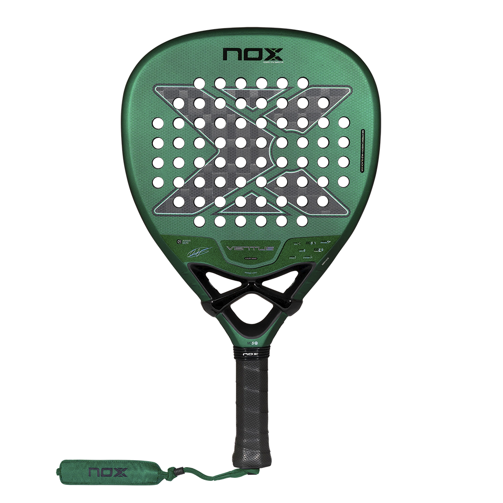 2027 Nox Ventus Attack 12K XTREM padel racket by Aimar Goñi - front view