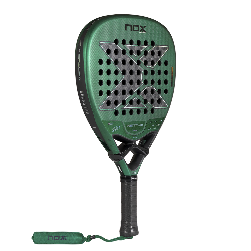 Nox Ventus Attack 12K XTREM padel racket - angled view