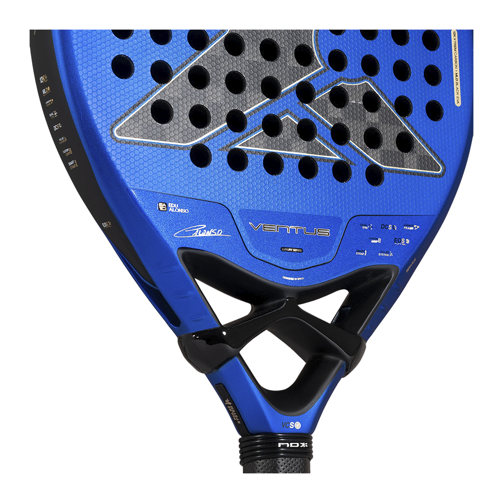 Nox Ventus Hybrid 12K XTREM padel racket - face surface detail