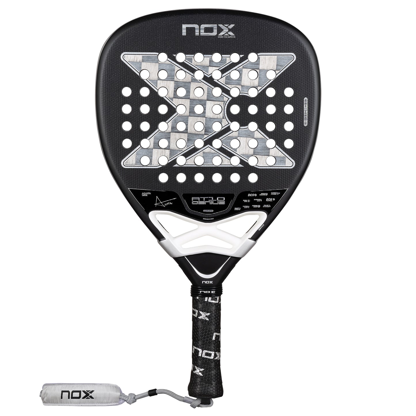 Nox AT10 Genius 18K Attack Alum padel racket - full view (alternate 11)