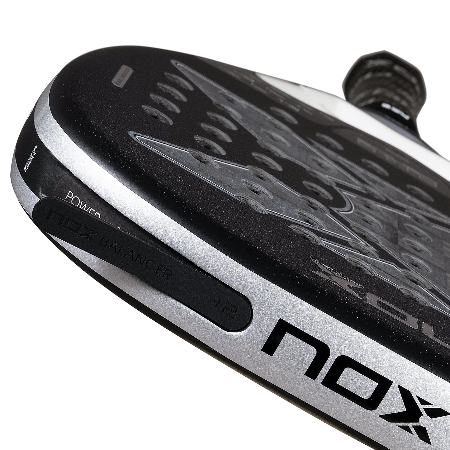 Nox AT10 Genius 18K Attack Alum padel racket - full view (alternate 3)