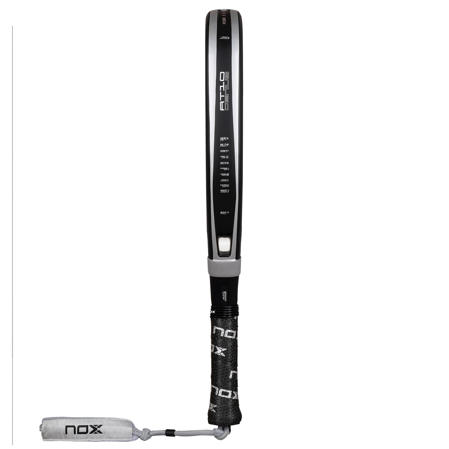 Nox AT10 Genius 18K Attack Alum padel racket - full view (alternate 13)