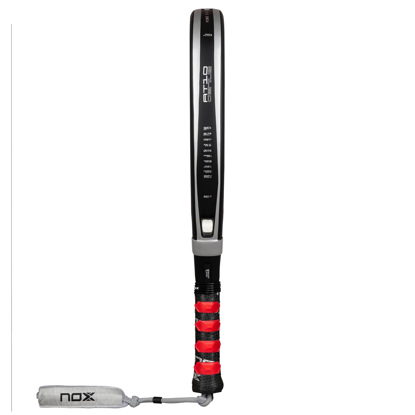 Nox AT10 Genius 18K Attack Alum padel racket - full view (alternate 9)