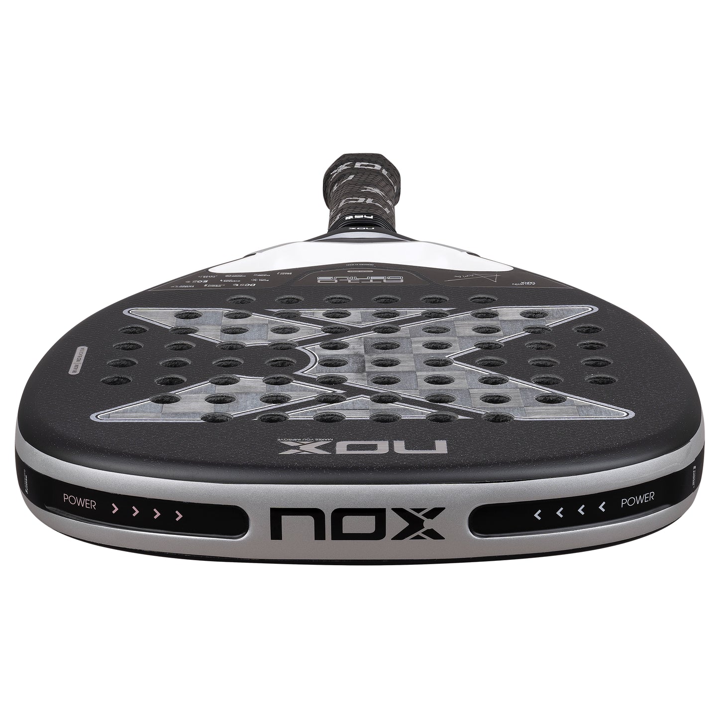 Nox AT10 Genius 18K Attack Alum padel racket - full view (alternate 7)