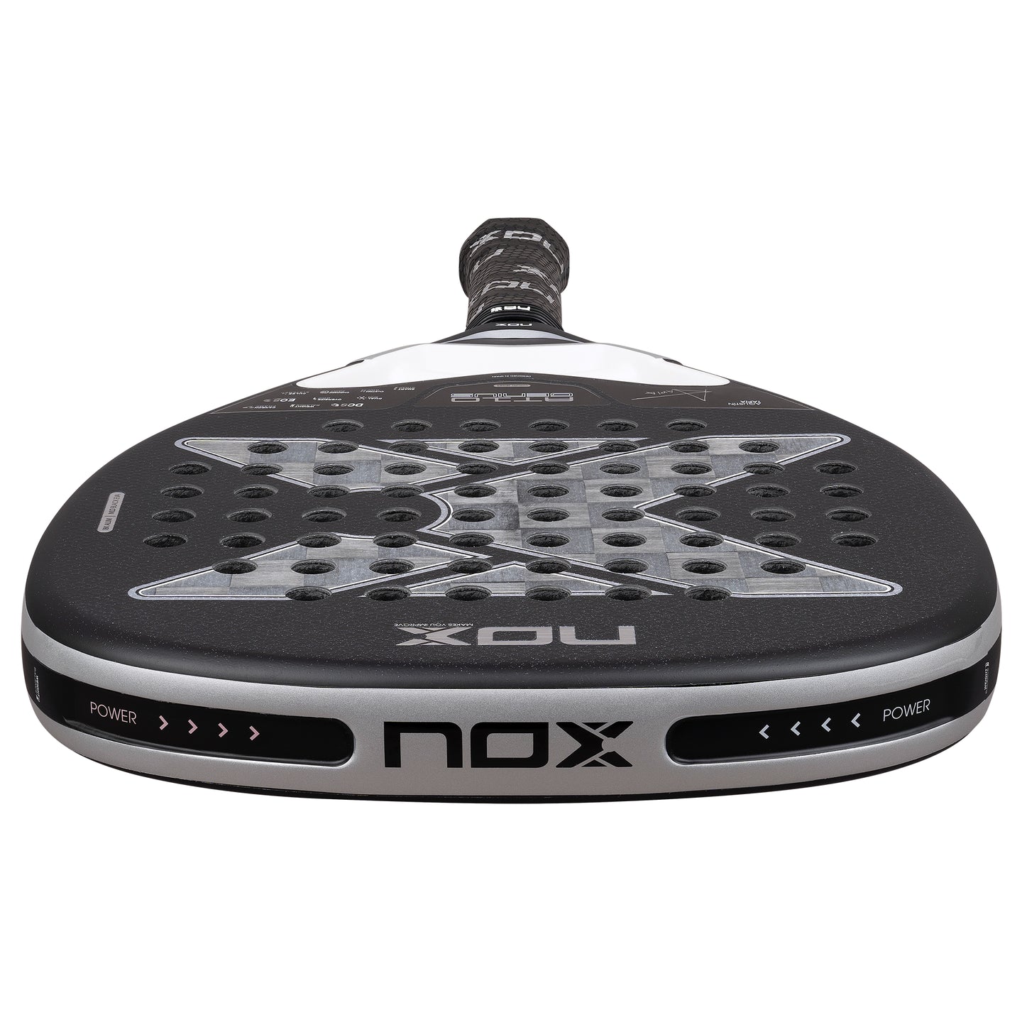 Nox AT10 Genius 18K Attack Alum padel racket - full view (alternate 7)