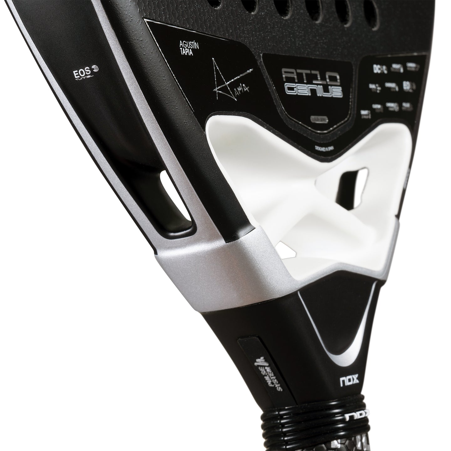 Nox AT10 Genius 18K Attack Alum padel racket - full view (alternate 6)
