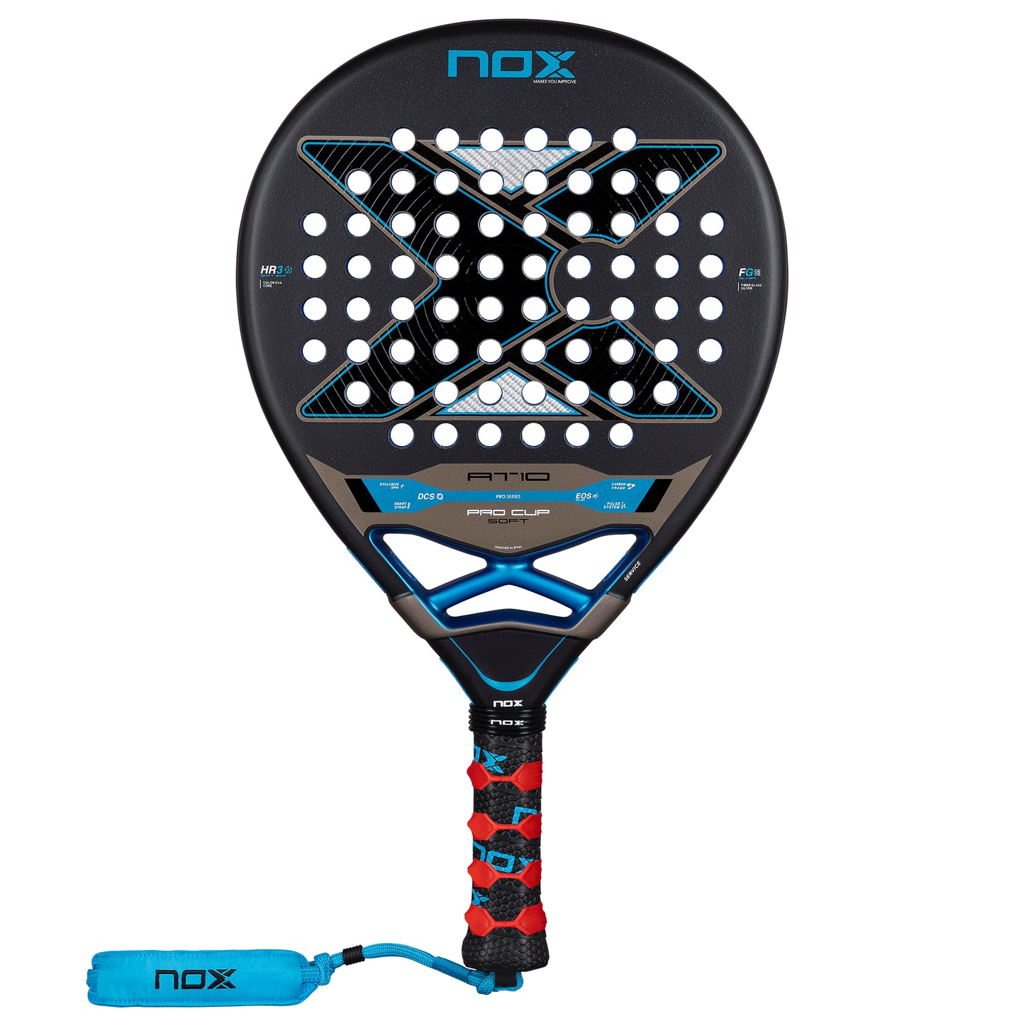 2026 Nox AT10 Pro Cup Soft padel racket by Agustín Tapia - front view
