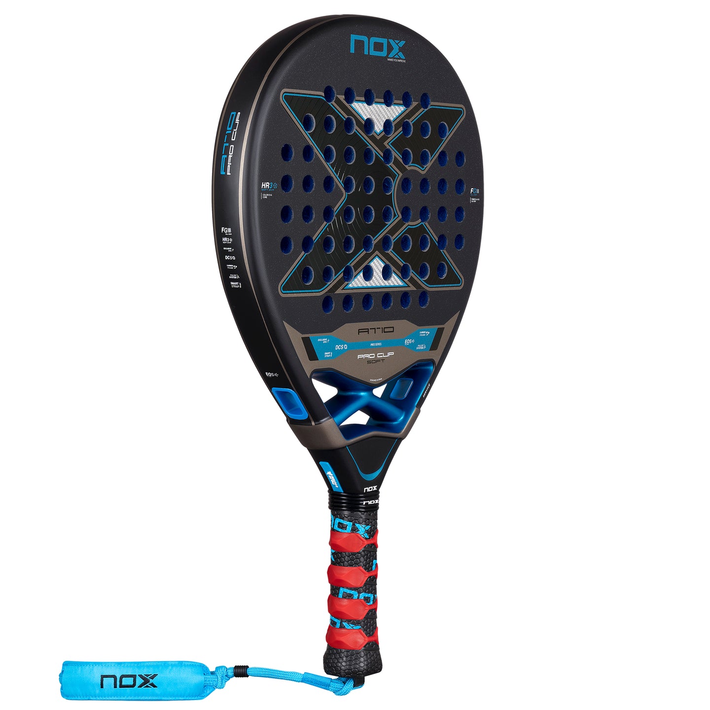 Nox AT10 Pro Cup Soft padel racket - full view