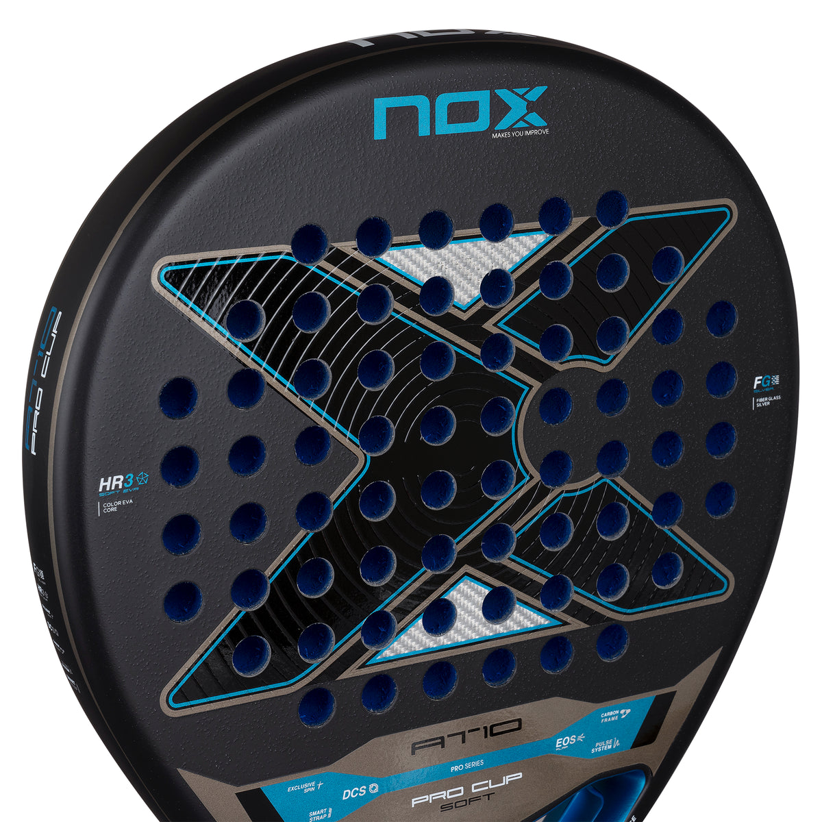 Nox AT10 Pro Cup Soft padel racket - full view (alternate 1)
