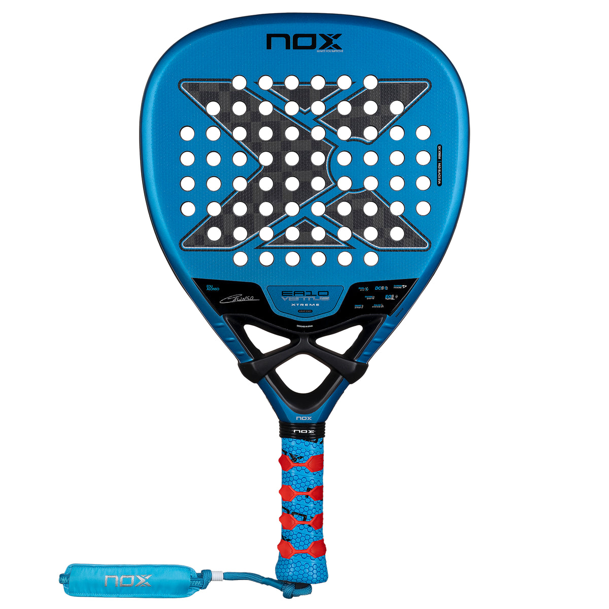2026 Nox EA10 Ventus Attack 12K XTREM padel racket by Edu Alonso - front view