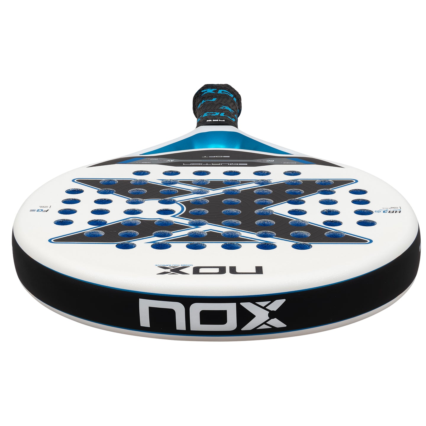 Nox Equation Advanced Soft padel racket - full view (alternate 3)
