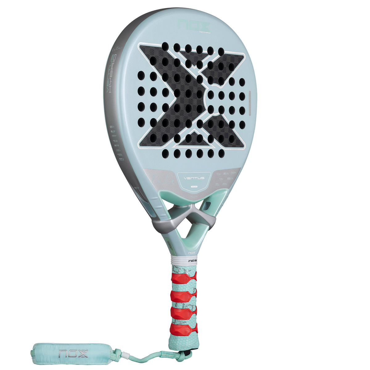 Nox Ventus Hybrid 12K Lite padel racket - full view