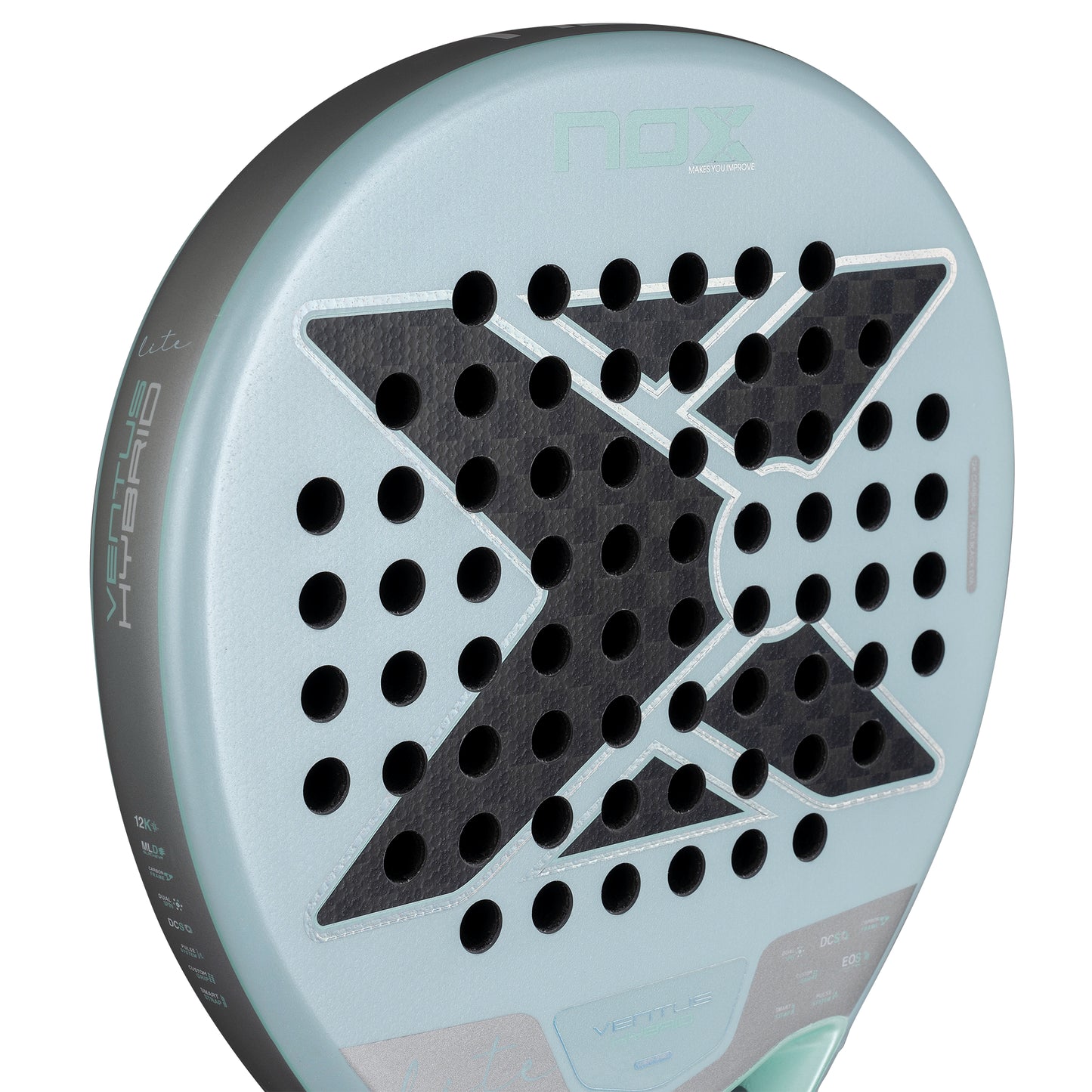 Nox Ventus Hybrid 12K Lite padel racket - full view (image 5)