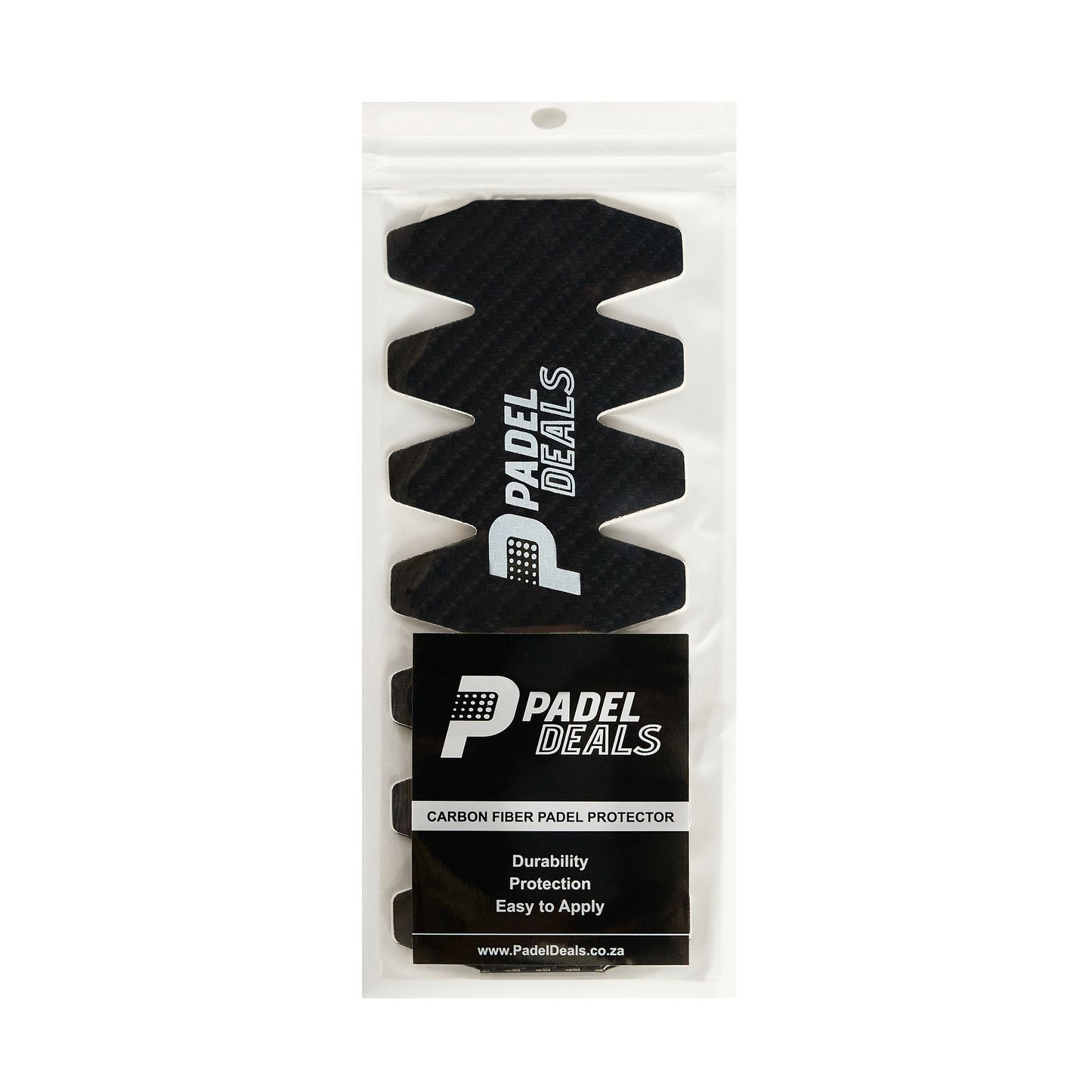 4x 3D Carbon Fibre Padel Protector