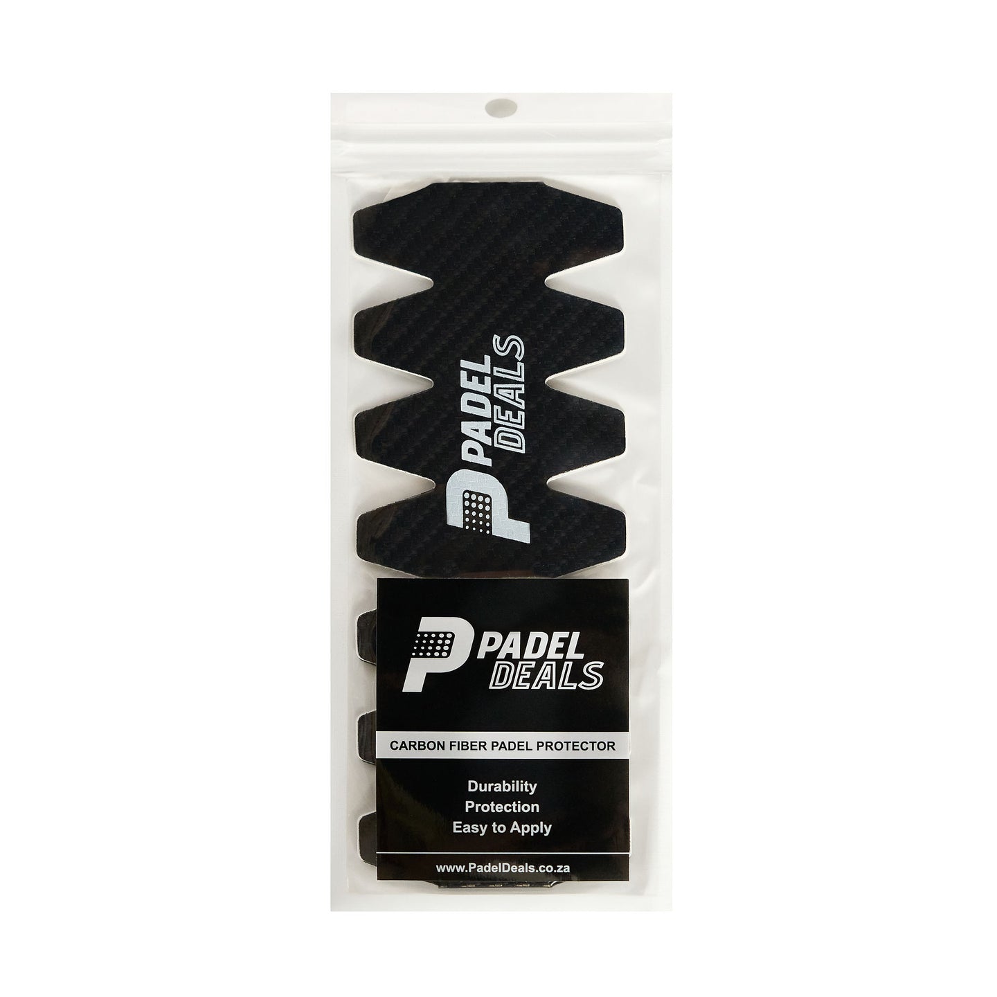 4x 3D Carbon Fibre Padel Protector