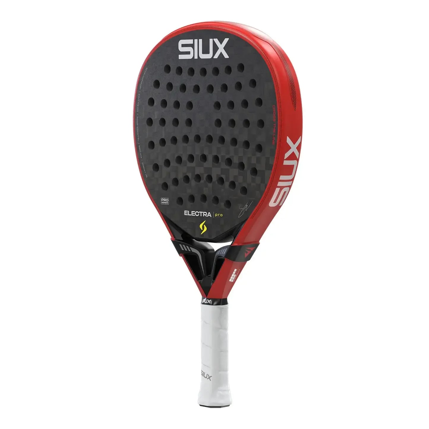 Siux Electra Pro Fire Red padel racket - full view (alternate 3)