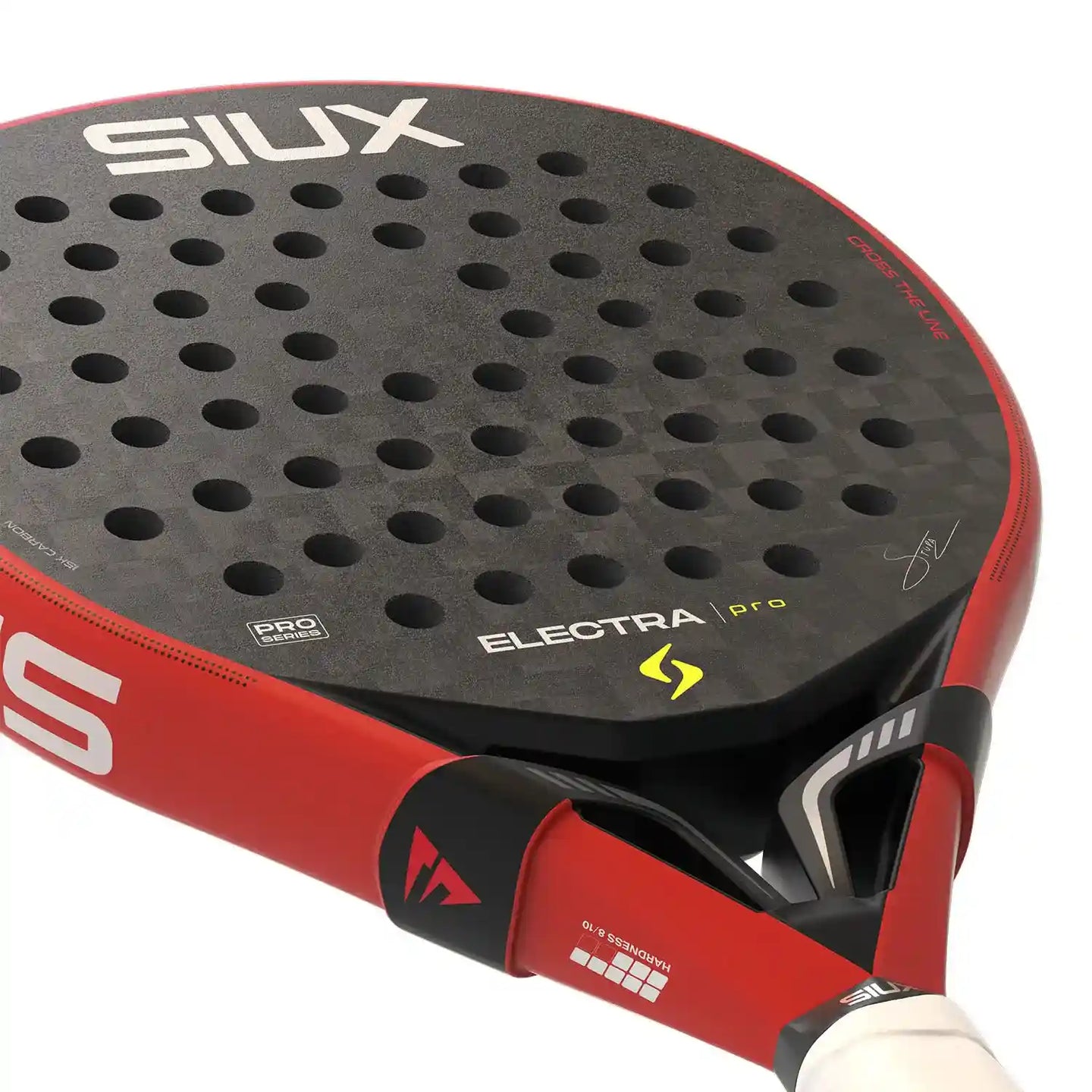 Siux Electra Pro Fire Red padel racket - full view (alternate 4)