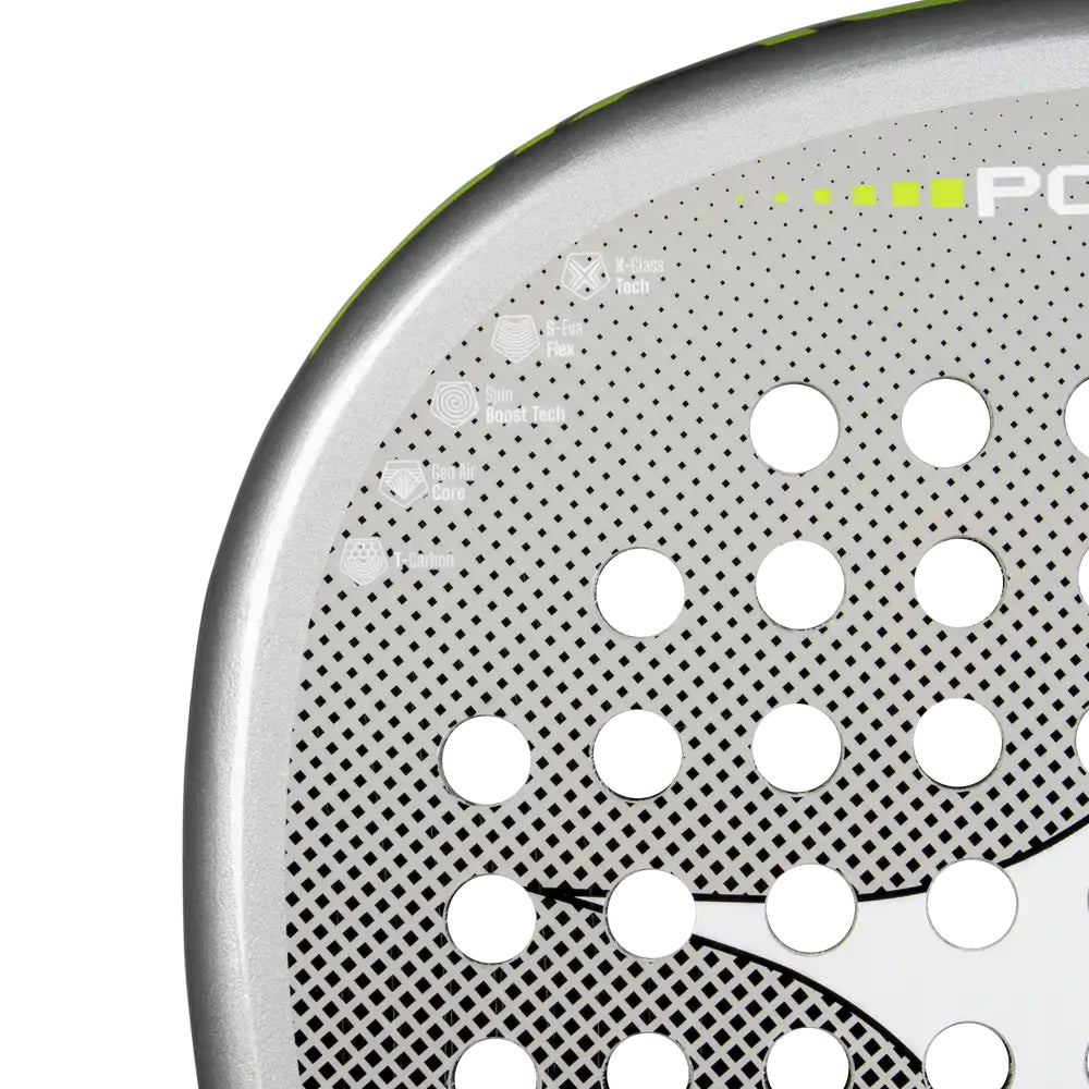 StarVie Polaris padel racket - textured playing-surface detail