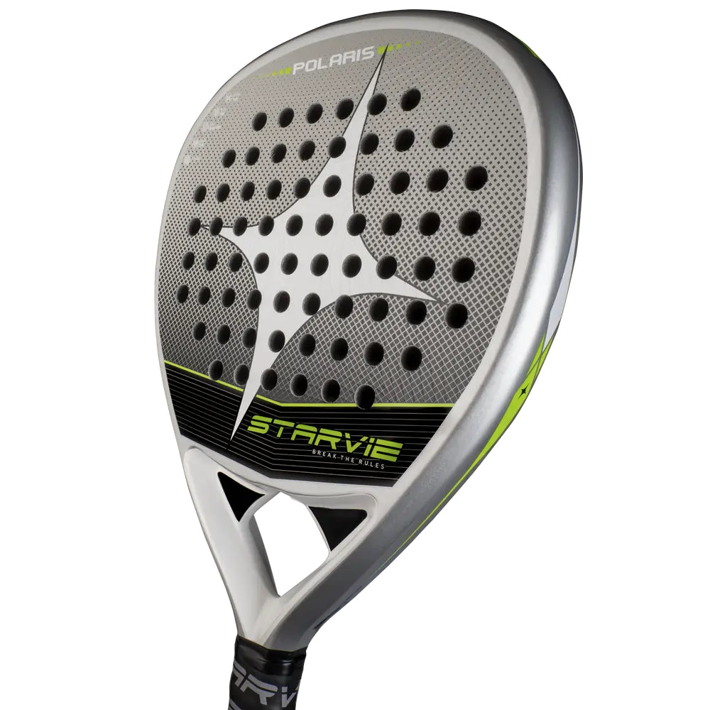 StarVie Polaris padel racket - face and throat profile