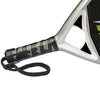 StarVie Polaris padel racket - handle, grip and wrist strap detail