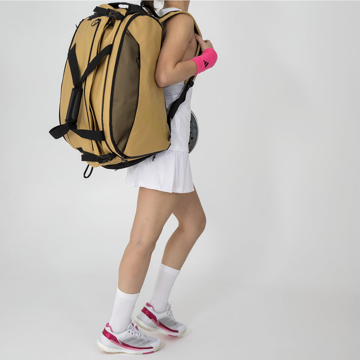 2025 Adidas Multigame 3.4 padel racket bag (Sand) - view 3