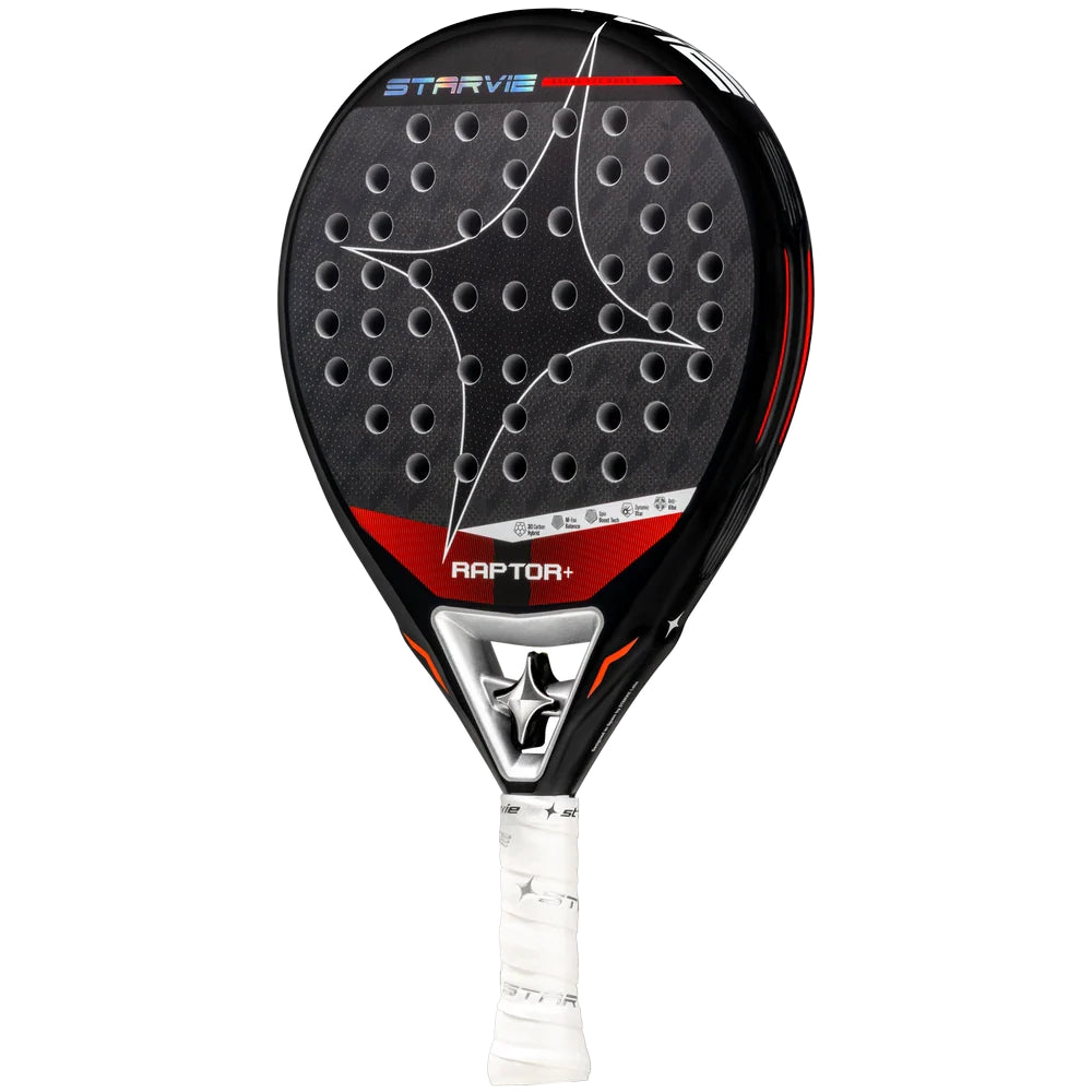 StarVie Raptor + padel racket - reverse face view