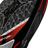 StarVie Raptor + padel racket - textured playing-surface and frame edge detail
