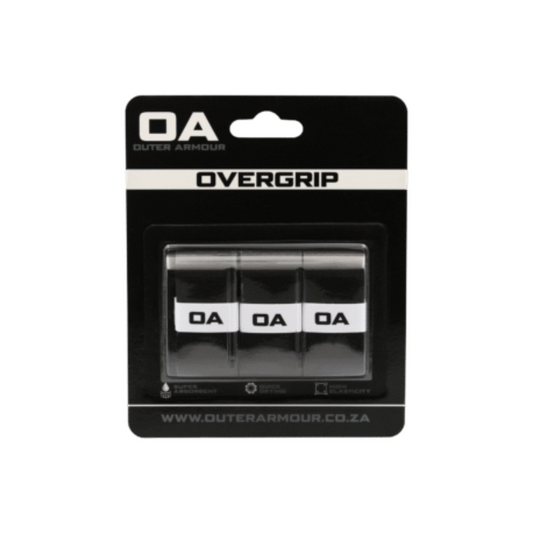 Outer Armour Overgrip, 3-pack (Black smooth)