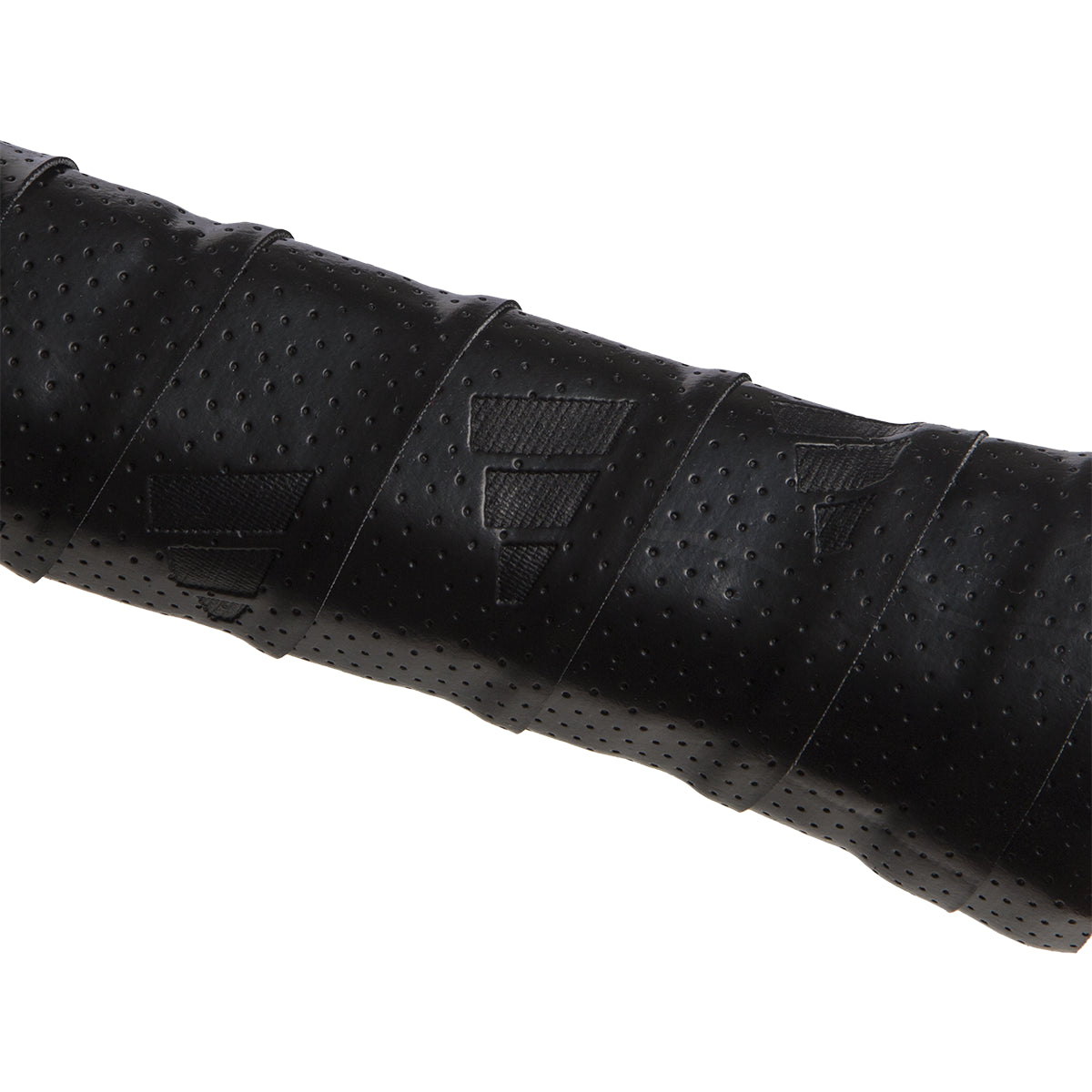 Adidas padel overgrip (Pack of 3, Black) - fitted on racket handle view