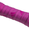 Adidas padel overgrip (Pack of 3, Pink) - fitted on racket handle view