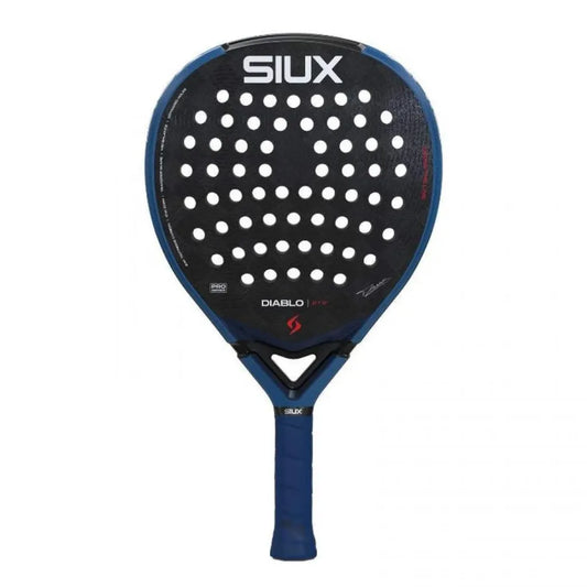 2026 Siux Diablo Pro Royal Blue padel racket - front view