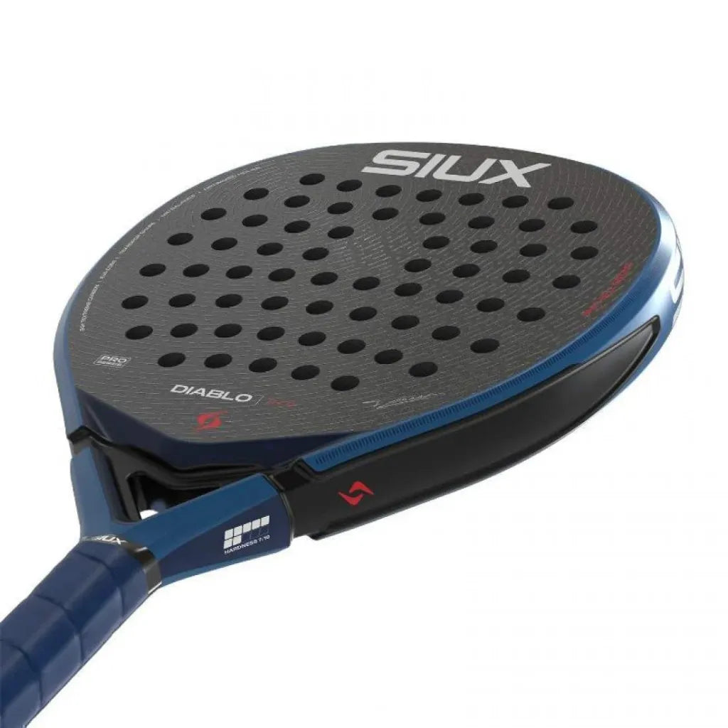Siux Diablo Pro Royal Blue padel racket - full view (alternate 3)